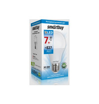 Лампа светодиод Smartbuy SBL-A60-07-60K-E27 230V E27 7Вт 6000К