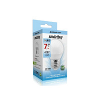 Лампа светодиод Smartbuy SBL-G45-07-40K G45 E27 4000K (шарик)