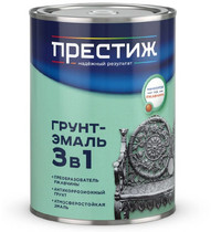 Грунт-эмаль по ржавчине Престиж (желтая 0,9кг)