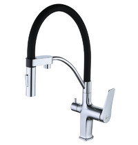 Смеситель для кухни LM3074C (с гибким изл с подкл к фильтру пит воды хром)