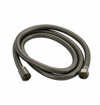 Шланг душевой GFmark 3777 (1/2,1,5м графит металлический,рифленый)