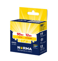 Лампа светодиод Volpe серия Norma LED-GX53-12W/3000K/GX53/FR/NR (матовая теплый белый свет 3000К)