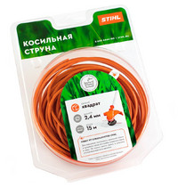 Косильная струна квадратного сечения,d 2,4 мм*15м 7028-871-0581