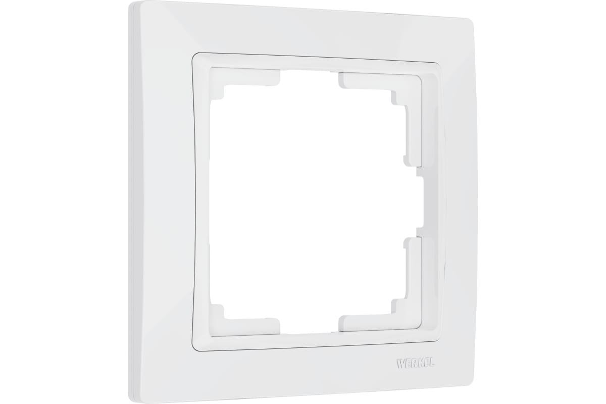 Рамка на 1 пост (белый, basic) Snabb W0012001 (10702070/271223/3523440, Китай) а051303
