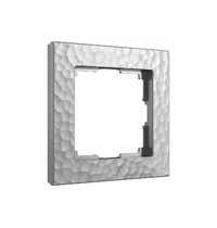 Рамка на 1 пост (серебряный) Hammer W0012406 (10702070/260221/0050914, Китай) а052512