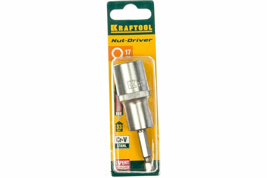 Бита с торцовой головкой Kraftool Nut Driver 17 мм 26396-17
