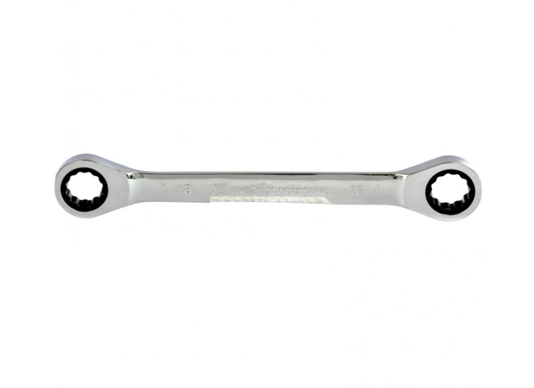 Ключ накидной Matrix Professional 14507 18мм х 19мм (трещоточный, CrV, зеркальный хром)