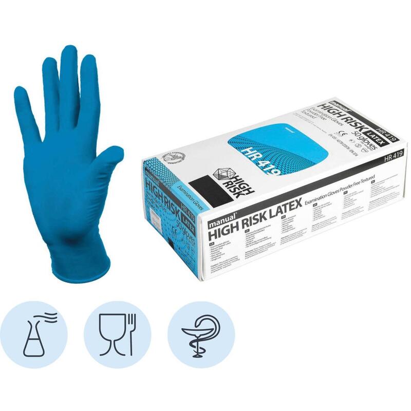 Перчатки латексные High Risk HR 419 (XL)(25 пар) 70500163