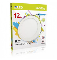 Накладной (LED) светильник Round SDL Smartbuy-12w/6500K/IP20