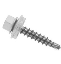 Саморезы кровельные по металлу 5,5х32 RAL 9003