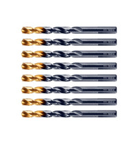 Сверло по металлу Denzel 10 мм HSS-Tin Golden Tip 8 шт 717222