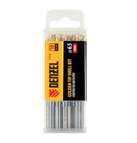 Сверло по металлу Denzel 6,5 мм HSS-Tin Golden Tip 10 шт 717216