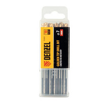 Сверло по металлу Denzel 7 мм HSS-Tin Golden Tip 10 шт 717217
