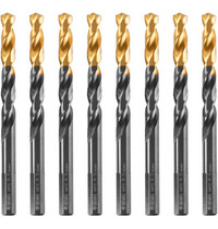 Сверло по металлу Denzel 8,5 мм HSS-Tin Golden Tip 8 шт 717220