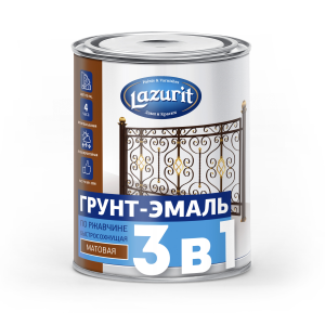 Грунт-эмаль по ржавчине быстросохнущая графит RAL7024 1,9 кг