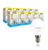 Лампа светодиодная Smartbuy-P45-07W/3000/E14 SBL-P45-07-30K-E14