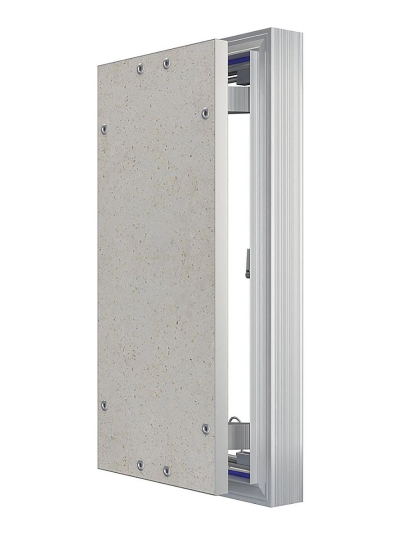 Люк ревизионный В Ceramo Optimum 200*400 (скрыт монтаж петля алюминий)