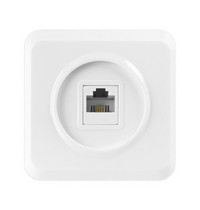 Розетка компьютерная RJ-45 Юпитер SBE-03w-S1-RJ (1 местная белая)