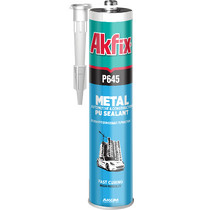 Герметик Akfix P645 ПУ 128 (быстросохнущий 280мл черный)