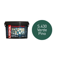 Затирка эпоксидная Litokol Starlike Evo S.430 Verde Pino 247867 (2-х комп ведро 2,5 кг 1)