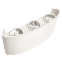 Светильник-бра Linza SIX 6W R-120-WW-WHITE-IP54 светодиодный