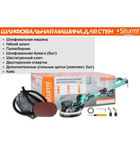 Машина для шлифования стен Sturm! DWS6010SL (1000 Вт LED с функцией всасывания кейс)