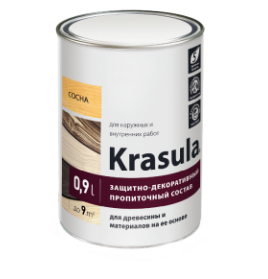 Защитно-декоративный состав Krasula 3362 (сосна 0,9л)