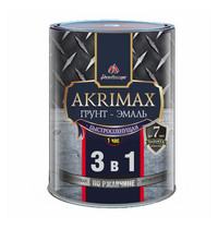 Грунт-эмаль быстросохнущая матовая AKRIMAX-PREMIUM синяя 0,8 кг 1613