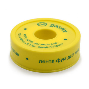 Лента фум Gasfix 13493 (газ 0,6 г/см3 19мм*0,1мм*15м)