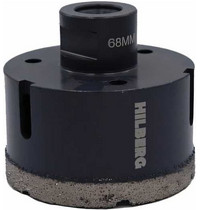Коронка алмазная Super Hard Hilberg 68 мм М14 с техническим воском (HH668) 13628
