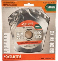Диск пильный Sturm! 9020-190-30-24T 190x30 мм 24 зуба