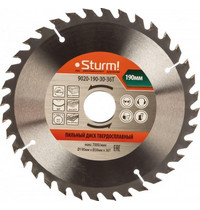 Диск пильный Sturm! 9020-190-30-24T 190x30 мм 24 зуба
