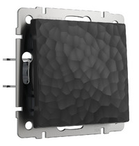 Выключатель 1-клавишный Werkel Hammer W1210008 (черный)
