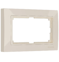 Рамка для двойной розетки Snabb Basic Werkel W0082003 (слоновая кость)