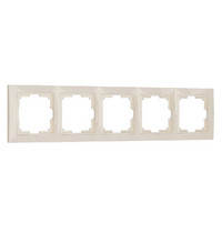 Рамка на 5 постов Snabb Basic Werkel W0052003 (слоновая кость)