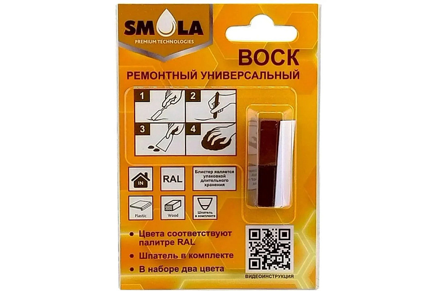 Воск ремонтный SMOLA Дуб трюфельный / Темный орех (00-00004099)