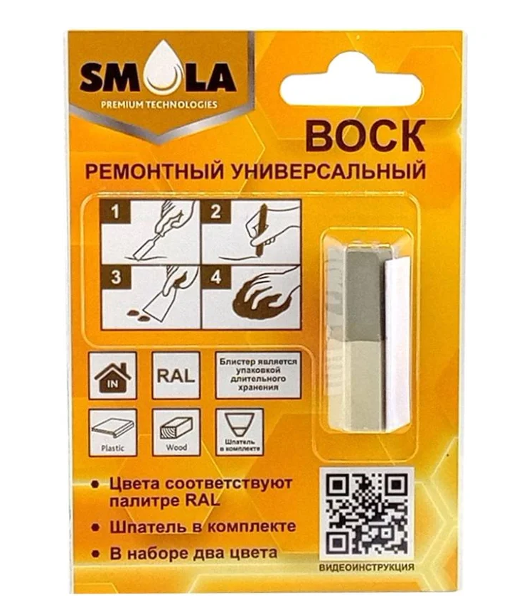 Воск ремонтный SMOLA Пепельный / Дуб Серый (00-00004095)