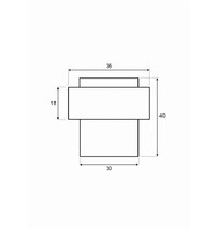 Упор Vettore 014 MBP черный матовый