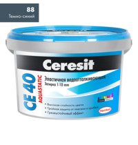 Затирка для плитки Ceresit CE-40 2кг (темно-синяя)