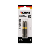 Бита для шуруповерта Kranz KR-92-0415-1 PH2х50 мм 2 шт