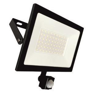 Прожектор с/д LE LED FL IR 70W BLACK LE040304-0005 (1/20 IP65 холодный белый с сенсором)