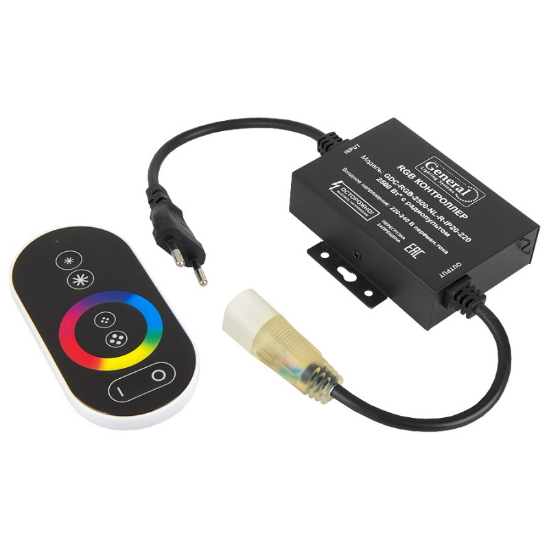 Контроллер RGB GDC-RGB-2500-NL-R-IP20-220 1/50 (512120)