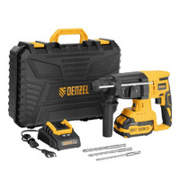 Перфоратор аккумуляторный бесщеточный Denzel RHH-BL-20-28 20В Li-lon 3 Дж (26707)