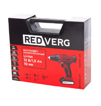Шуруповерт аккумуляторный Redverg RD-SD12L/2Y
