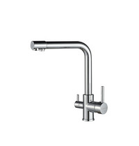 Смеситель для кухни EvaGold FK042C (нержавейка хром со встроенным фильтром под питьевую воду) ут-00160168