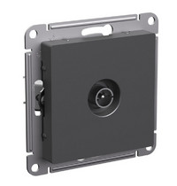 Розетка 1гн ТВ коннектор с/у базальт механизм AtlasDesign Systeme Electric (1/10) ATN001493