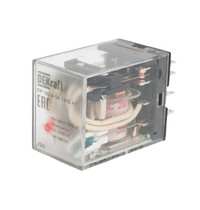 Реле промежуточное ПР-102 5 А 230 В AC 4 конт с LED-индикацией DEKraft 23900DEK (1403161)