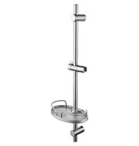 Стойка душевая Lemark LM3775GM 750 мм (с мыльницей графит)