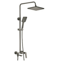 Душевая система со смесителем AVRORA Grand AV3840 (цвет графит)