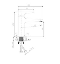 Смеситель для умывальника Avrora Rumy AV5910W (монолитный белый)